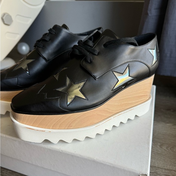 Stella McCartney Elyse Lace up Platform Shoes - Picture 3 of 6